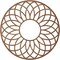 Ekena Millwork Cannes Wood Fretwork Pierced Ceiling Medallion, Walnut, 16"OD x 5 1/2"ID x 1/4"T CMWP16X16X0250CNWA - alternate 5